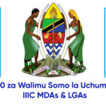 NAFASI 850 za Walimu Somo la Uchumi Daraja la IIIC MDAs & LGAs