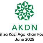 NAFASI Za Kazi Aga Khan Foundation June 2025