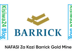 NAFASI Za Kazi Barrick Gold Mine Tanzania 2025 NAFASI Za Kazi Barrick Gold Mine Tanzania 2025
