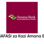 NAFASI za Kazi Amana Bank