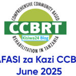 NAFASI za Kazi CCBRT June 2025