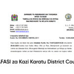 NAFASI za Kazi Karatu District Council