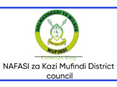 NAFASI za Kazi Mufindi District council NAFASI za Kazi Mufindi District council