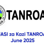 NAFASI za Kazi TANROADS June 2025