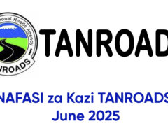 NAFASI za Kazi TANROADS June 2025