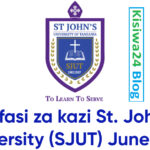 Nafasi za kazi SJUT June 2025