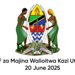 PDF za Majina Walioitwa Kazi Utumishi 20 June 2025