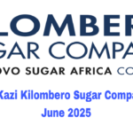 NAFASI za Kazi Kilombero Sugar Company Limited June 2025