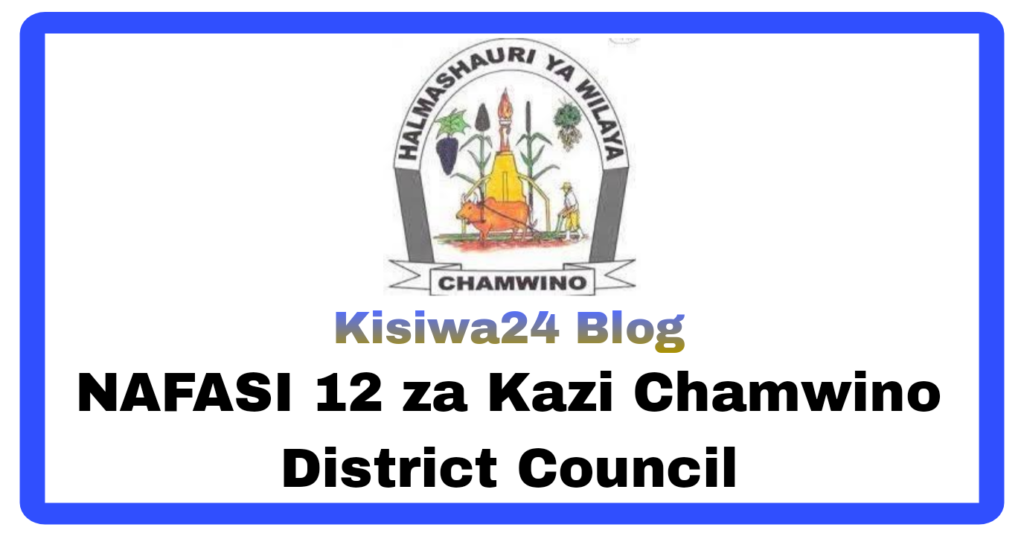 NAFASI 14 za Kazi Chamwino District Council