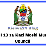 NAFASI 13 za Kazi Moshi Municipal Council