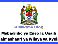 Mabadiliko ya Eneo la Usaili Halmashauri ya Wilaya ya Kyela Mabadiliko ya Eneo la Usaili Halmashauri ya Wilaya ya Kyela
