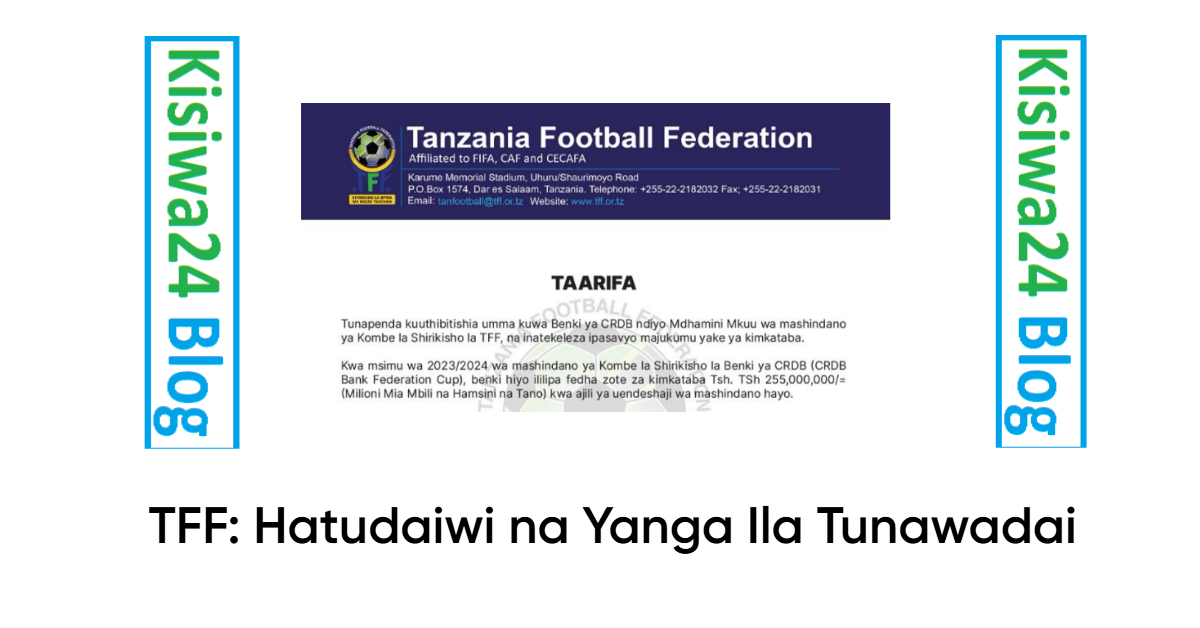 TFF ya Kana Kudaiwa na Yanga Tsh Milioni 200