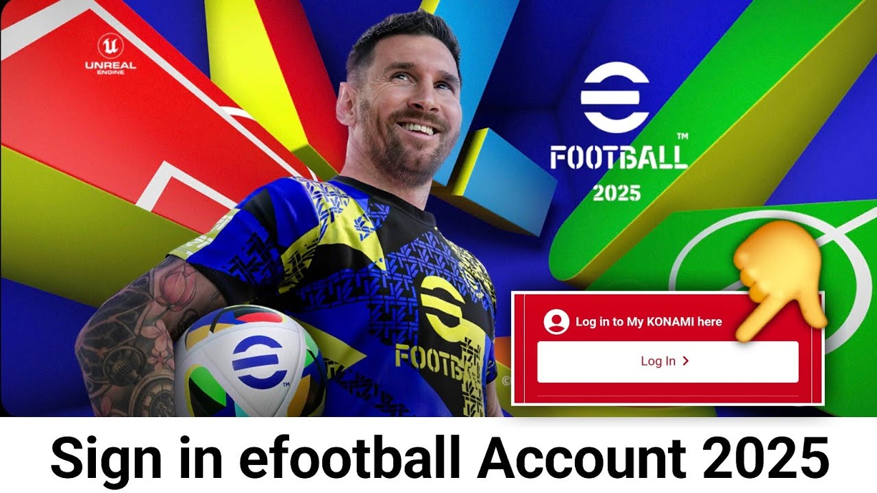 Jinsi ya ku login au kurudisha account ya eFootball 2025