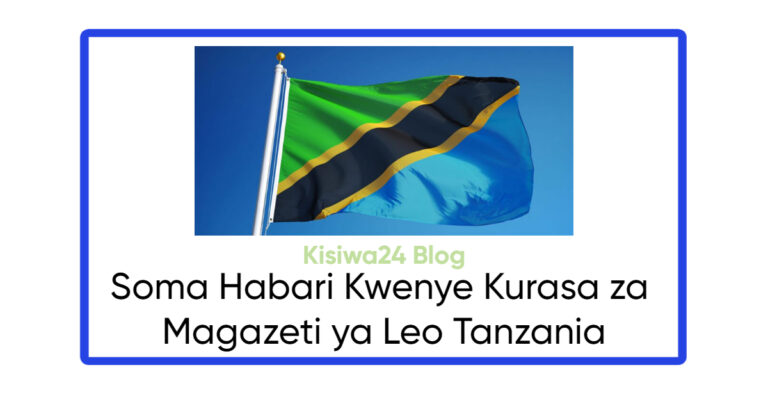MAGAZETI ya Leo Jumanne 08 July 2025