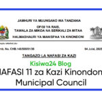 NAFASI 11 za Kazi Kinondoni Municipal Council