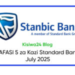NAFASI 5 za Kazi Standard Bank July 2025