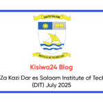 NAFASI Za Kazi Dar es Salaam Institute of Technology (DIT) July 2025