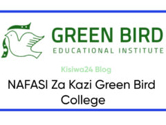 NAFASI Za Kazi Green Bird College