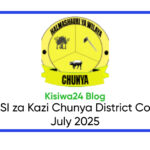 NAFASI za Kazi Chunya District Council July 2025