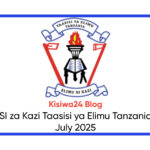 NAFASI za Kazi Taasisi ya Elimu Tanzania (TIE) July 2025