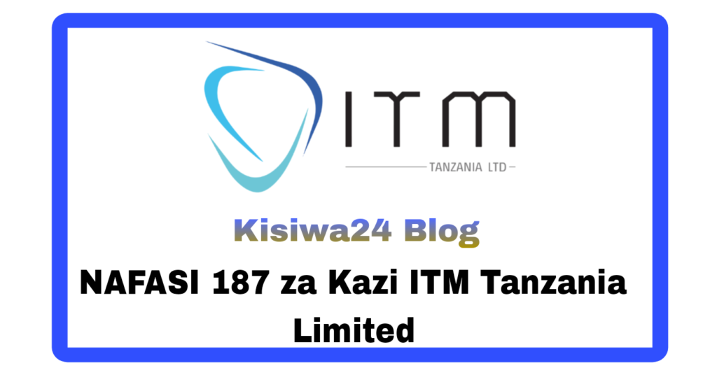 NAFASI 187 za Kazi ITM Tanzania Limited