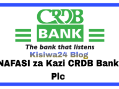 NAFASI za Kazi CRDB Bank Plc