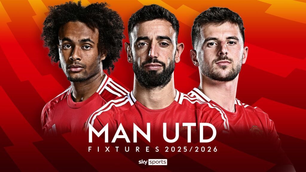 Ratiba ya Mechi za Manchester United Ligi Kuu ya Uingereza (EPL ) 2025/2026 Ratiba ya Mechi za Manchester United Ligi Kuu ya Uingereza