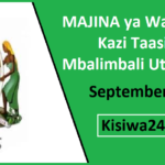 MAJINA ya Walioitwa Kazi Taasisi Mbalimbali Utumishi September 2025