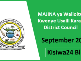 MAJINA ya Walioitwa Kwenye Usaili Karatu District Council September 2025