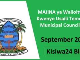 MAJINA ya Walioitwa Kwenye Usaili Temeke Municipal Council September 2025