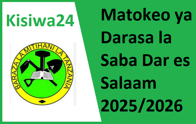 Matokeo ya Darasa la Saba Dar es Salaam 2025