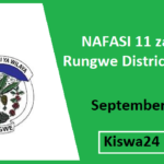 NAFASI 11 za Kazi Rungwe District Council September 2025
