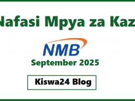 NAFASI 4 za Kazi NMB Bank September 2025
