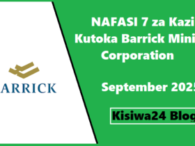 NAFASI 7 za Kazi Kutoka Barrick Mining Corporation September 2025