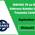 NAFASI 70 za Kazi ya Udereva Kutoka Unitrans Tanzania Limited September 2025