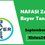 NAFASI Za Kazi Bayer Tanzania September 2025