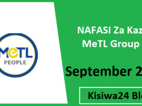 NAFASI Za Kazi MeTL Group September 2025