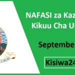 NAFASI za Kazi Chuo Kikuu Cha UDSM September 2025