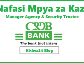 NAFASI za Kazi Manager Agency & Security Trustee Kutoka CRDB Bank