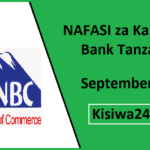 NAFASI za Kazi NBC Bank Tanzania September 2025