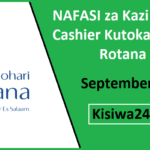 NAFASI za Kazi Outlet Cashier Kutoka Johari Rotana September 2025