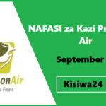 NAFASI za Kazi Precision Air September 2025