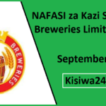 NAFASI za Kazi Serengeti Breweries Limited (SBL) September 2025