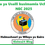 Majina ya Usaili kusimamia Uchaguzi NEC 2025 - Halmashauri ya Wilaya ya Gairo
