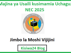 Majina ya Usaili kusimamia Uchaguzi NEC 2025 - Jimbo la Moshi Vijijini