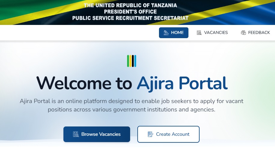 NAFASI za Kazi Kutoka Ajira Portal Leo 2026