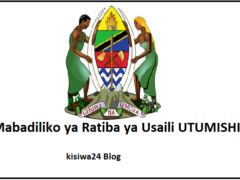 Mabadiliko ya Ratiba ya Usaili UTUMISHI April 2026